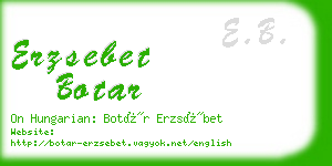 erzsebet botar business card